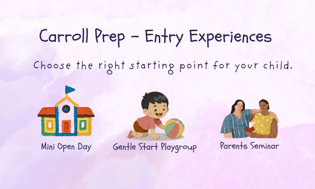 Carroll Prep – Entry Experiences 1 landing page jan 5