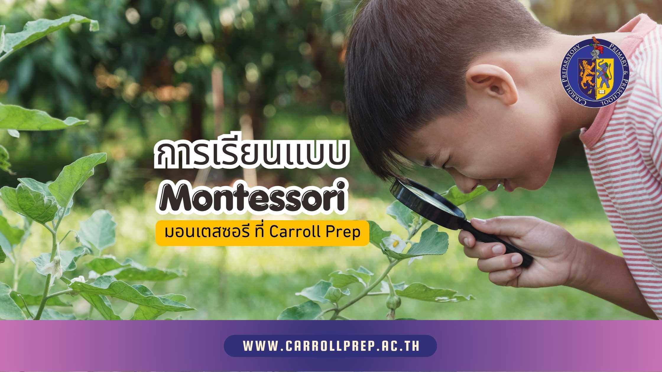 หัวใจสำคัญของการเรียนแบบ Montessori